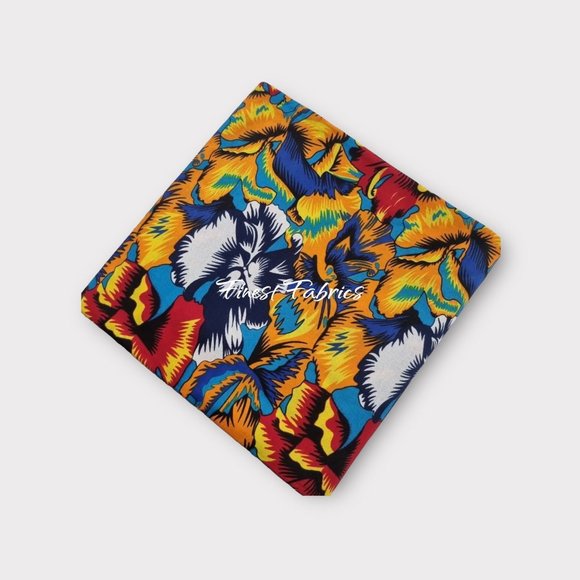 Ankara Fabric African Print Fabric Ankara Fabric By The Yard 100% Cotton Fabric - Picture 1 of 4